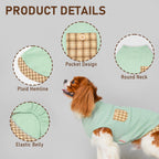 PlaidPup Waffle Vest: Soft, Stretchy, & Cute! - Pet Supplies by Handbags Specialist Headquarter | Available at Handbags Specialist Headquarter