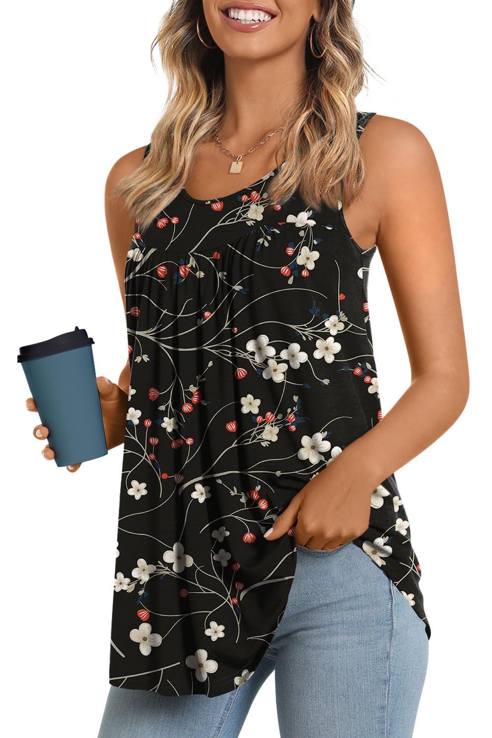 Longyuan Summer Sleeveless Tunics for Women - Tops by Handbags Specialist Headquarter | Available at Handbags Specialist Headquarter