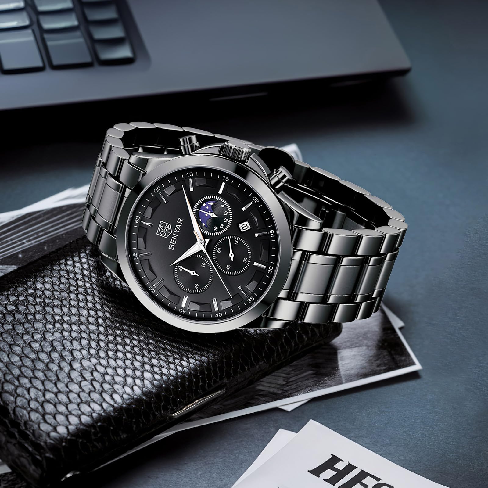 Benyar ChronoPro: Men's Quartz Fashion Watch