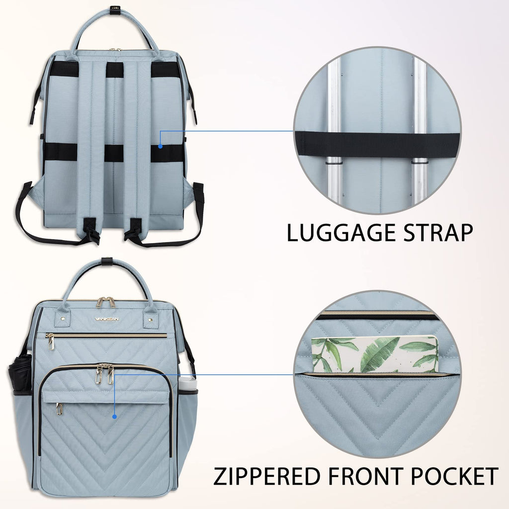 Vankean 17 Laptop Backpack - Backpack Bags by Handbags Specialist Headquarter | Available at Handbags Specialist Headquarter