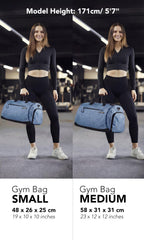 Fitgriff® Gym Bag with Shoe & Wet Compartment