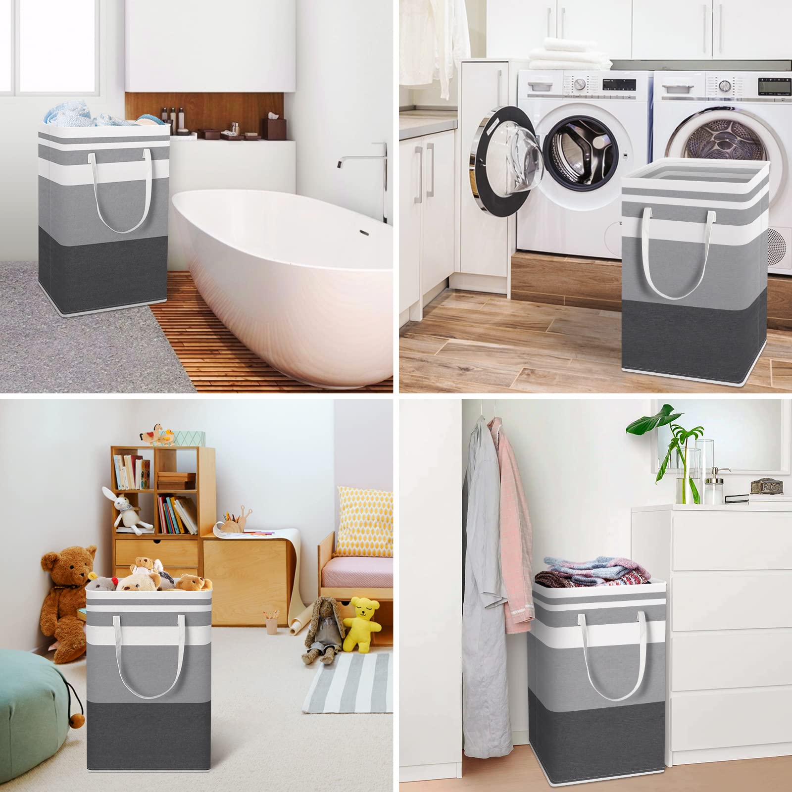 HomeHacks Duo Waterproof Laundry Baskets - Laundry Baskets by Handbags Specialist Headquarter | Available at Handbags Specialist Headquarter
