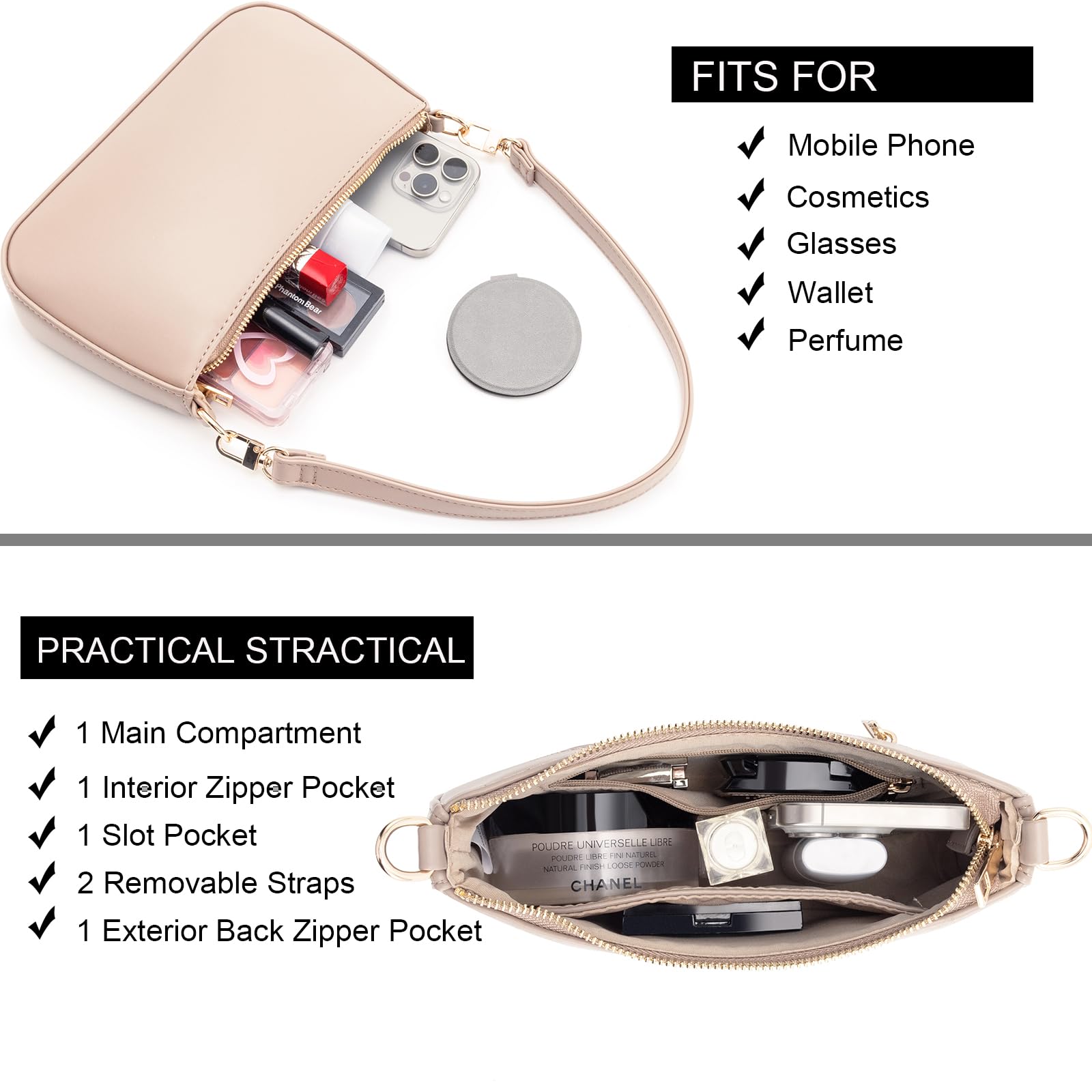 Retro Vegan Leather Shoulder Bag -  by Handbags Specialist Headquarter | Available at Handbags Specialist Headquarter