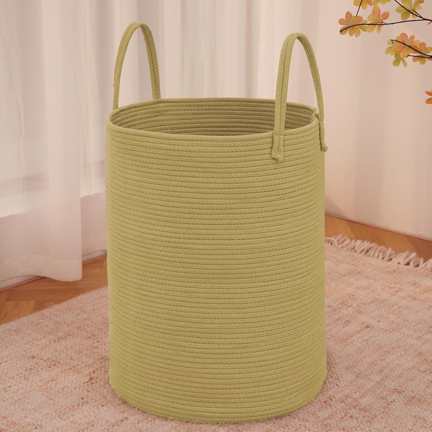 Purple Woven 80L Laundry Basket & Storage Bin - Hampers by JMvicyroam | Available at Handbags Specialist Headquarter