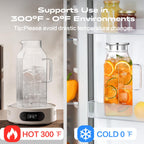 Aofmee Stainless Precision Pitcher - 68oz Borosilicate - Decor by Handbags Specialist Headquarter | Available at Handbags Specialist Headquarter