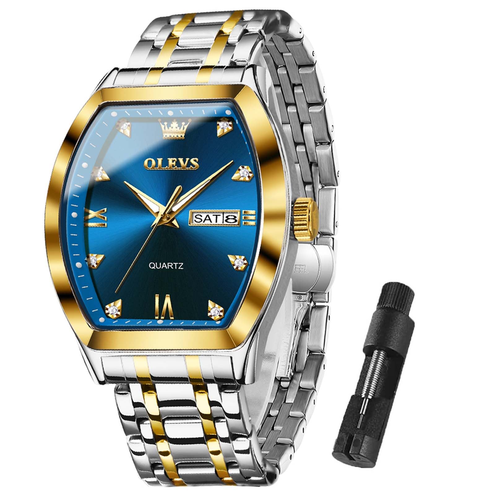 SteelGlow: OLEVS Quartz Men's Luminous Watch