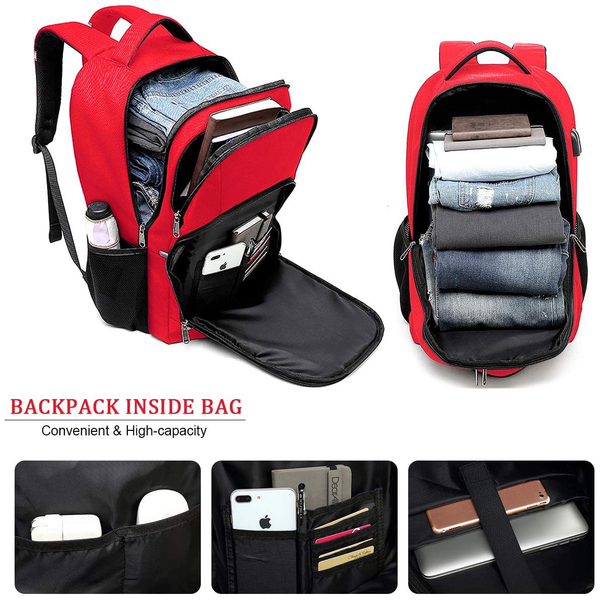 ChargeMate Laptop Backpack - Backpack Bags by Handbags Specialist Headquarter | Available at Handbags Specialist Headquarter