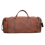 Leather Duffle Bag for Men - 21 Brown
