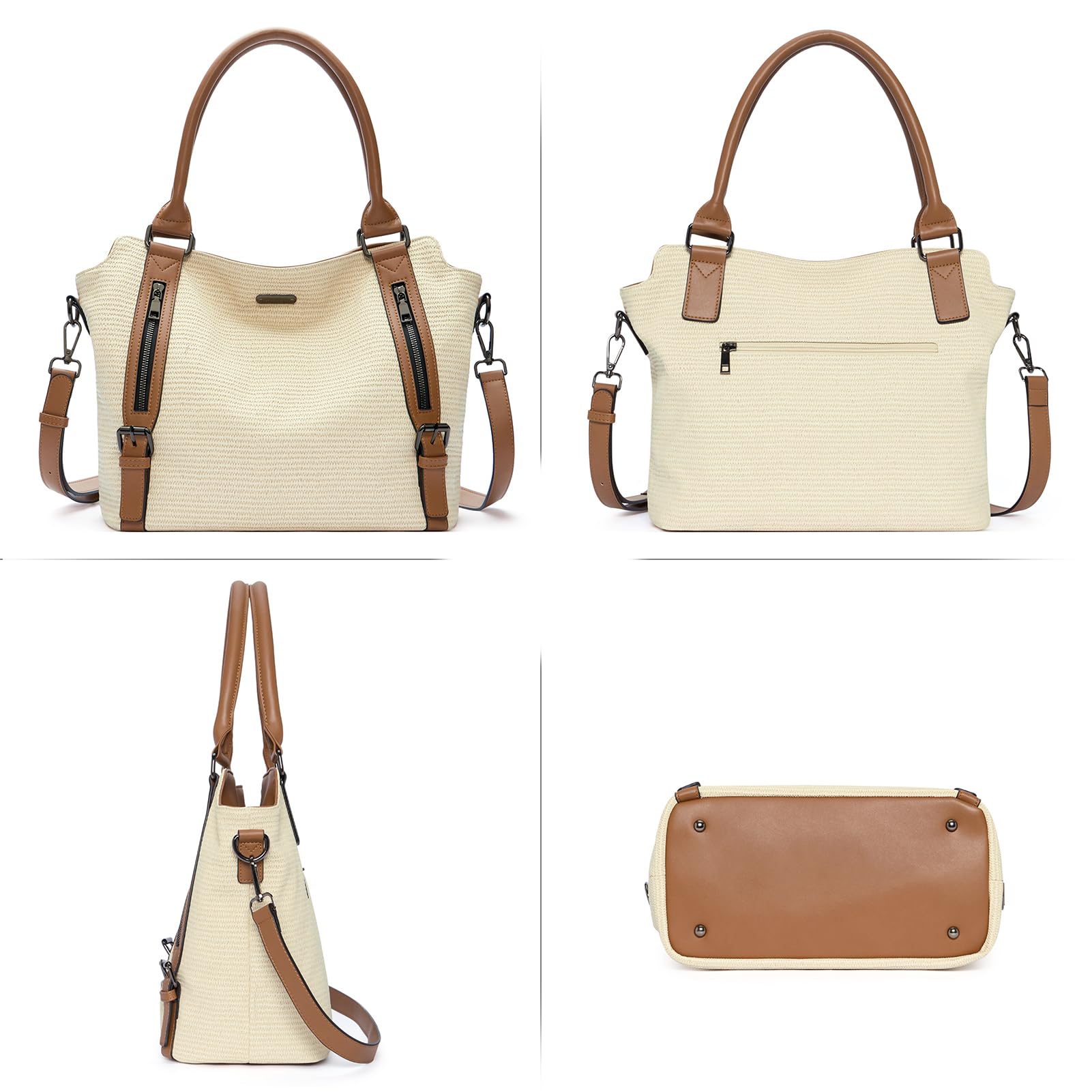 CLUCI Eco Luxe Vegan Leather Tote Bag - Bucket Bag by Handbags Specialist Headquarter | Available at Handbags Specialist Headquarter