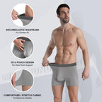 Bamboo Rayon Boxer Briefs 7 Pack for Men