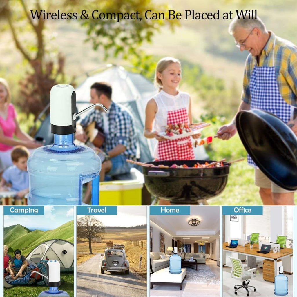 Portable USB Water Dispenser for 3-5 Gallon Bottles