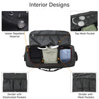 AquaRoll 29 Quilted Wheeled Duffle Backpack -  by Handbags Specialist Headquarter | Available at Handbags Specialist Headquarter