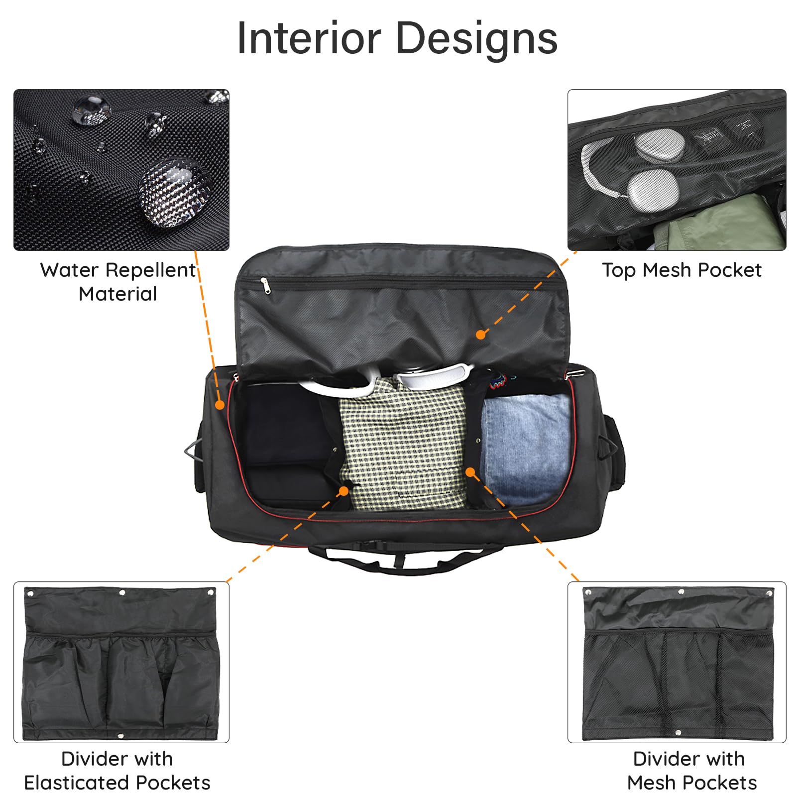 AquaRoll 29 Quilted Wheeled Duffle Backpack -  by Handbags Specialist Headquarter | Available at Handbags Specialist Headquarter