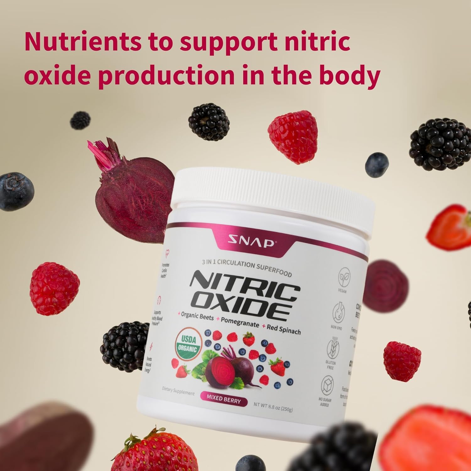 BerryBoost Nitric Oxide - Health Care by Handbags Specialist Headquarter | Available at Handbags Specialist Headquarter