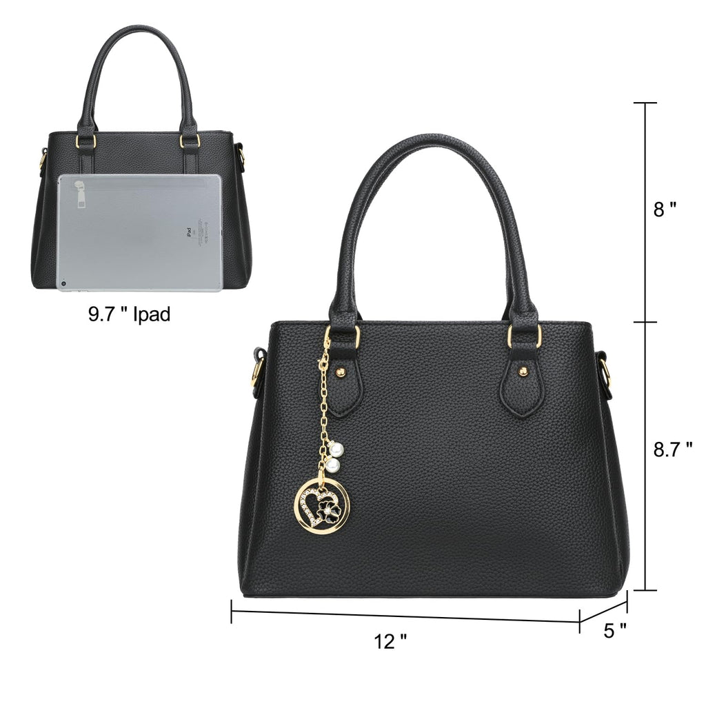 Luxe Leather Satchel & Crossbody Bags -  by Handbags Specialist Headquarter | Available at Handbags Specialist Headquarter