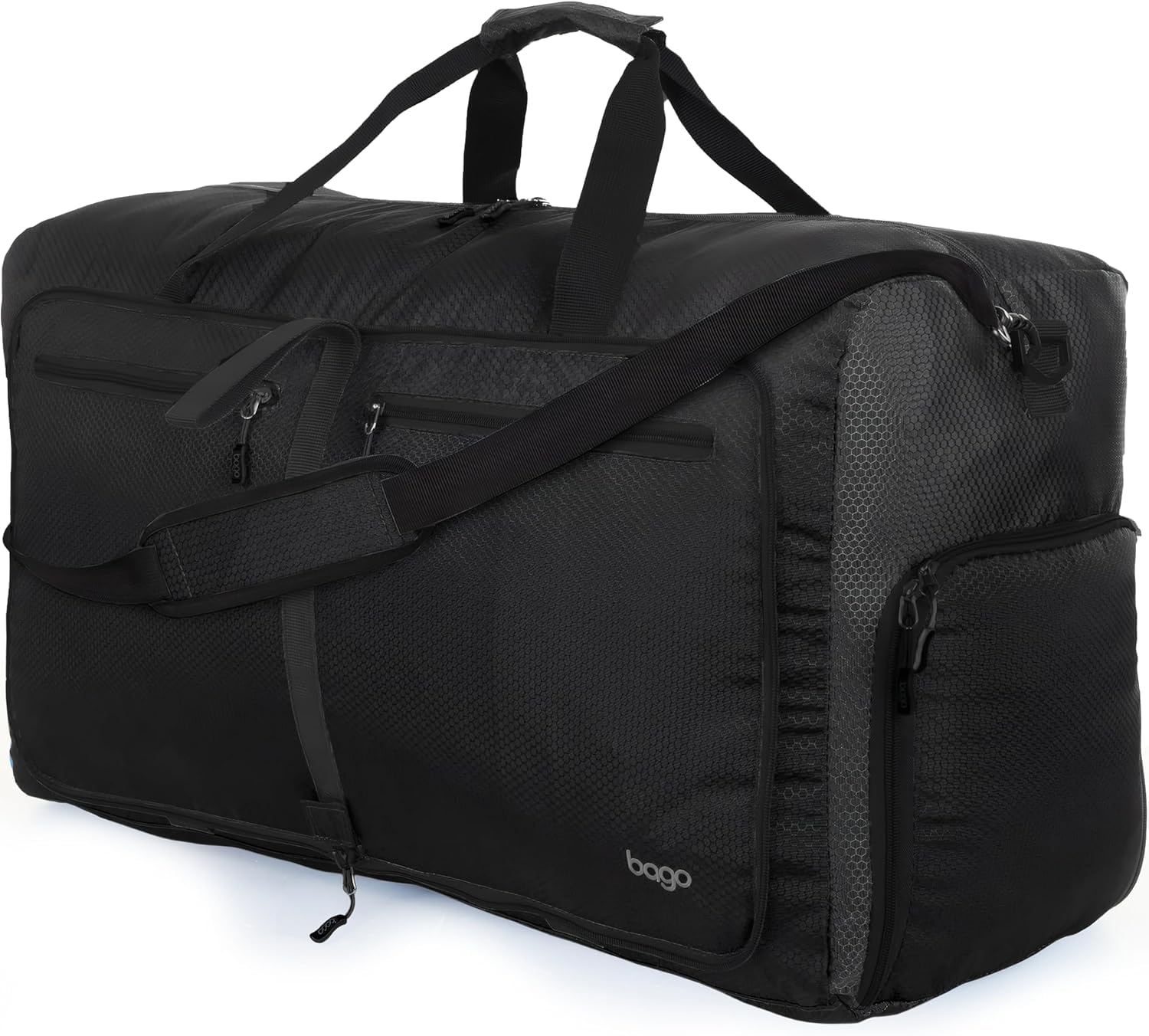 Bago 60L Foldable Travel Duffle Bag with Shoe Compartment