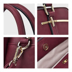 Women’s 2pc Tote & Wallet Handbag Set with 3 Compartments