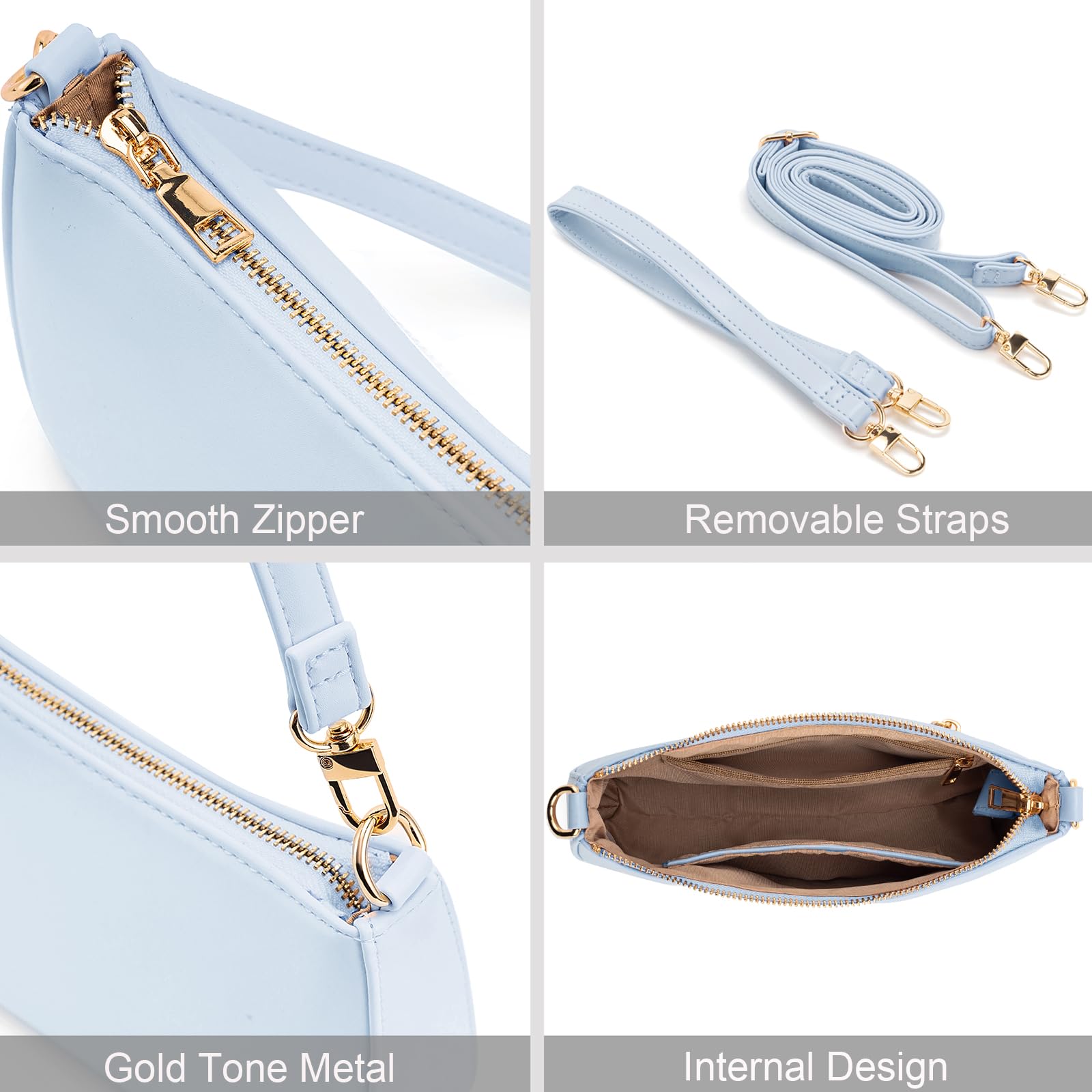 Retro Vegan Leather Shoulder Bag -  by Handbags Specialist Headquarter | Available at Handbags Specialist Headquarter