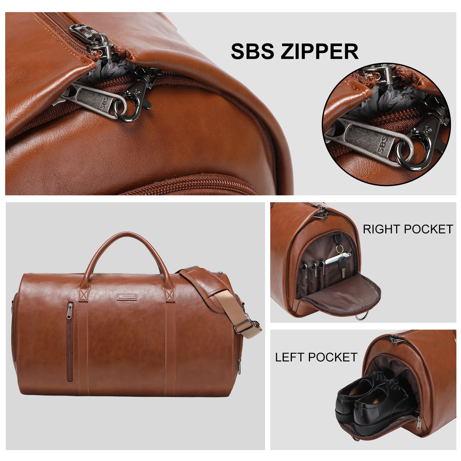 Modoker Travel Garment Bag - Versatile & Stylish - Luggage Travel Bags by Handbags Specialist Headquarter | Available at Handbags Specialist Headquarter