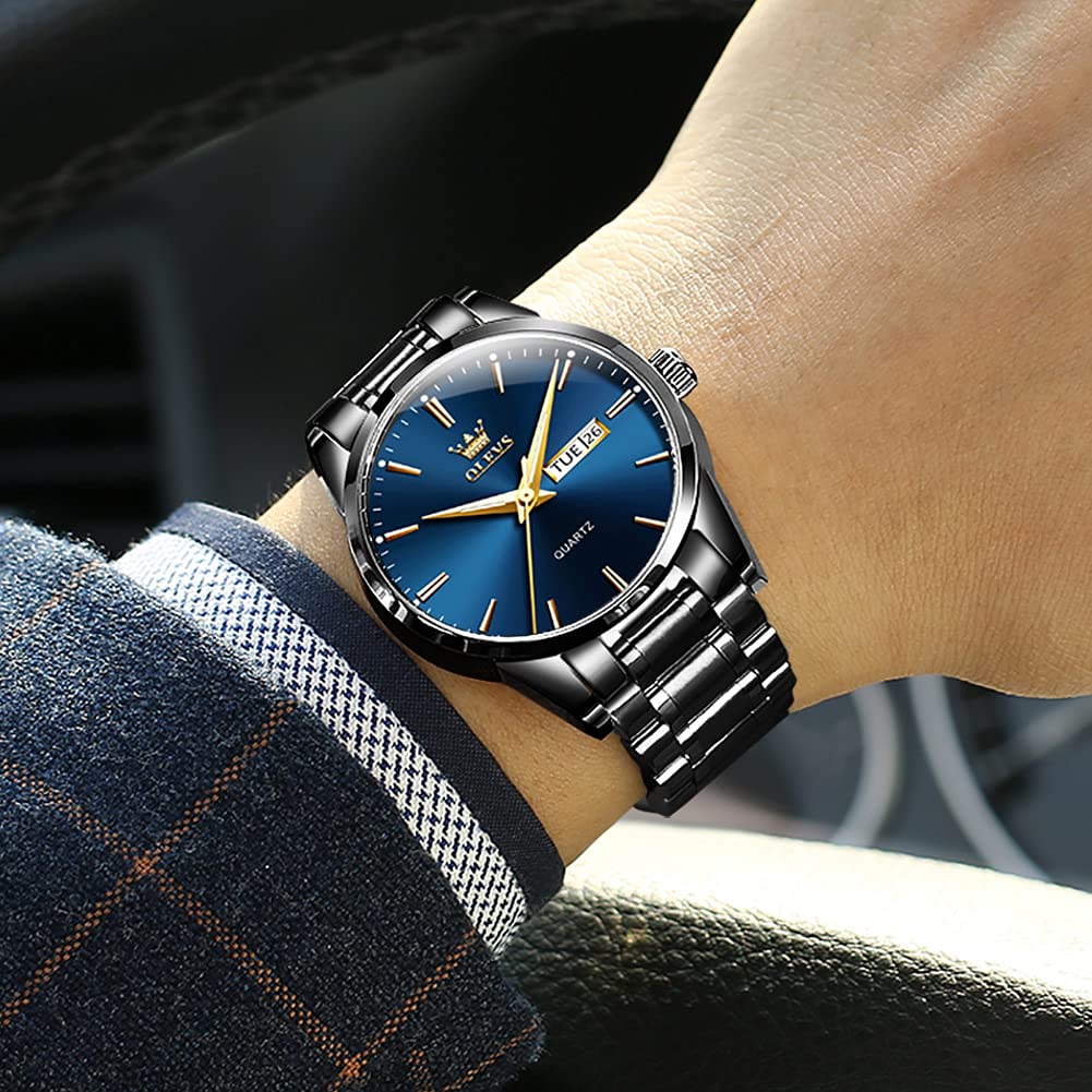 EclipseTime: Luminous Men's Luxury Chrono Watch