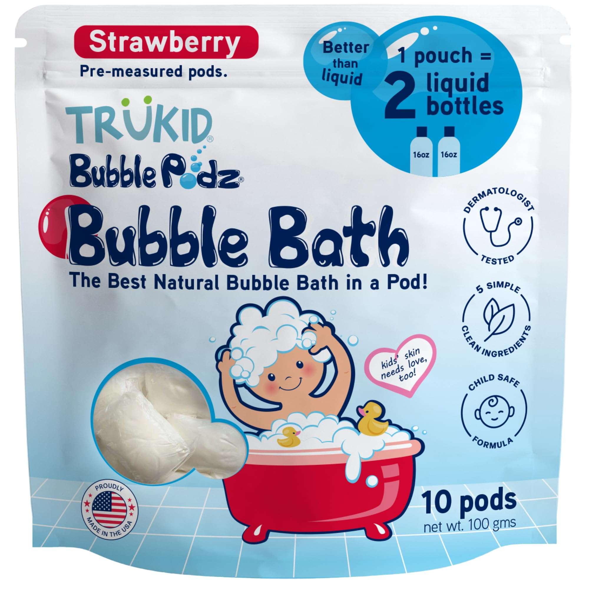 TruKid Bubble Podz: Gentle Lavender Bath Bombs - Baby Products by Handbags Specialist Headquarter | Available at Handbags Specialist Headquarter