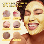 RadiantGlow Trio: Turmeric, Green Tea & Mud Mask Set -  by Handbags Specialist Headquarter | Available at Handbags Specialist Headquarter