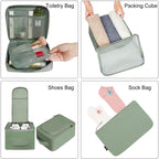 TravelMate 8-Piece Packing Cubes - Luggage Travel Bags by Handbags Specialist Headquarter | Available at Handbags Specialist Headquarter