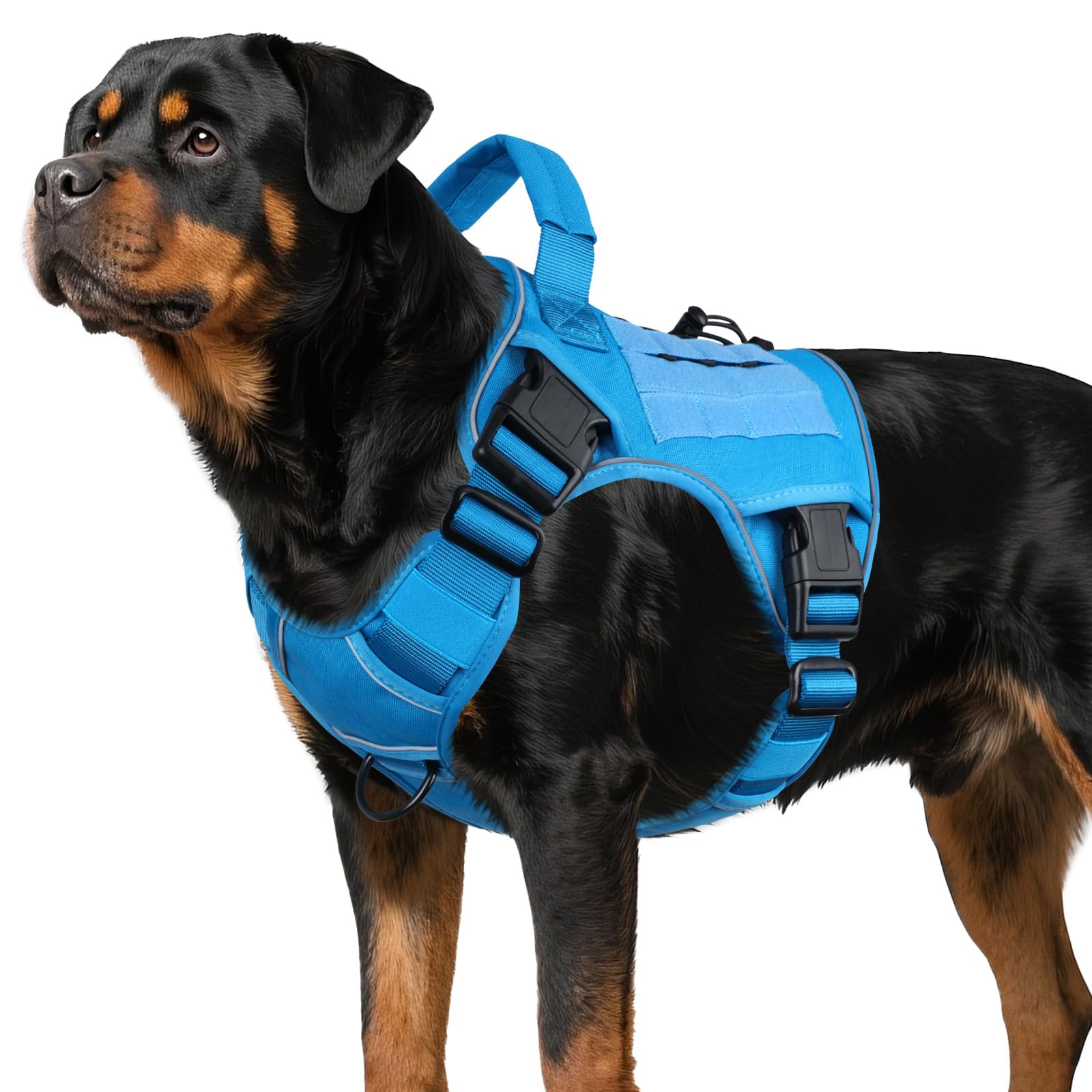 GuardianGrip Tactical Dog Vest - Large, Reflective, Green -  by Handbags Specialist Headquarter | Available at Handbags Specialist Headquarter