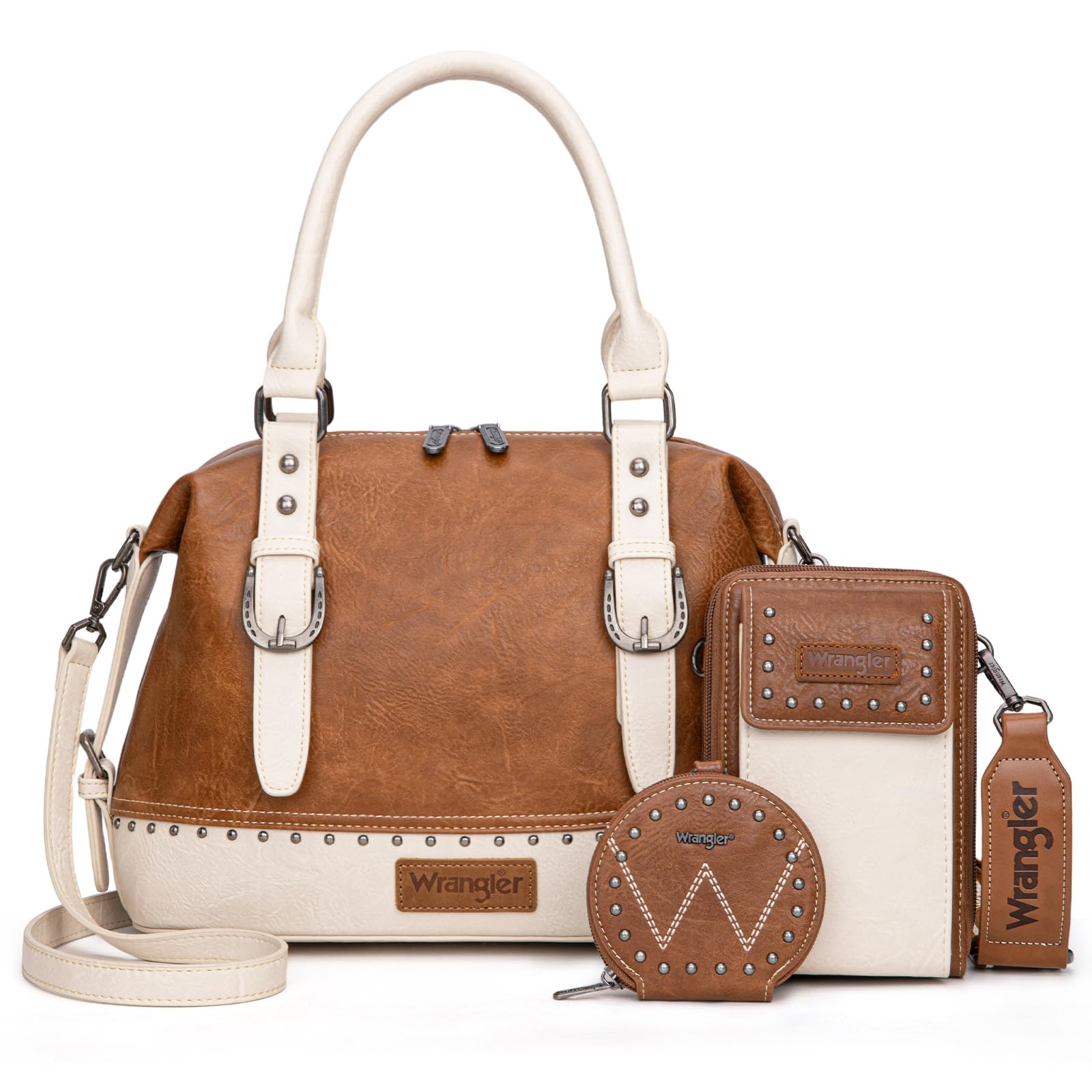 Wrangler Women's Trio: Satchel, Phone Bag & Coin Purse