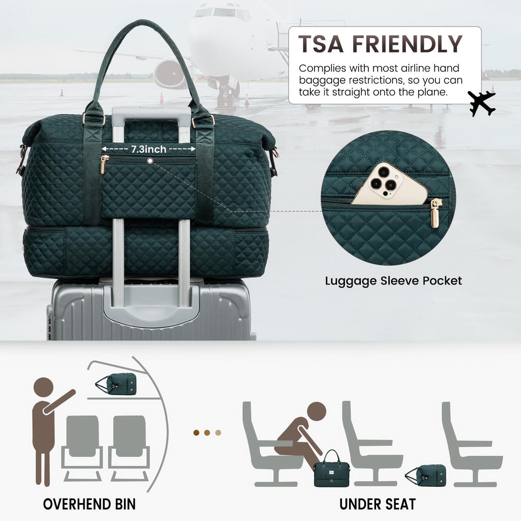 LOVEVOOK All-in-One Duffle: Travel & Gym Ready - Luggage Travel Bags by Handbags Specialist Headquarter | Available at Handbags Specialist Headquarter