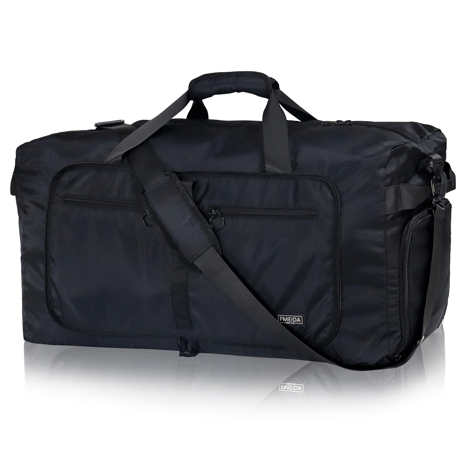 Foldable 65L Duffle Bag with Shoe Compartment