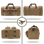 Wildroad 50L Waxed Canvas Waterproof Duffle Bag