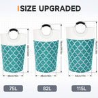 Collapsible Hamper Bag - Grey - Laundry Baskets by Handbags Specialist Headquarter | Available at Handbags Specialist Headquarter