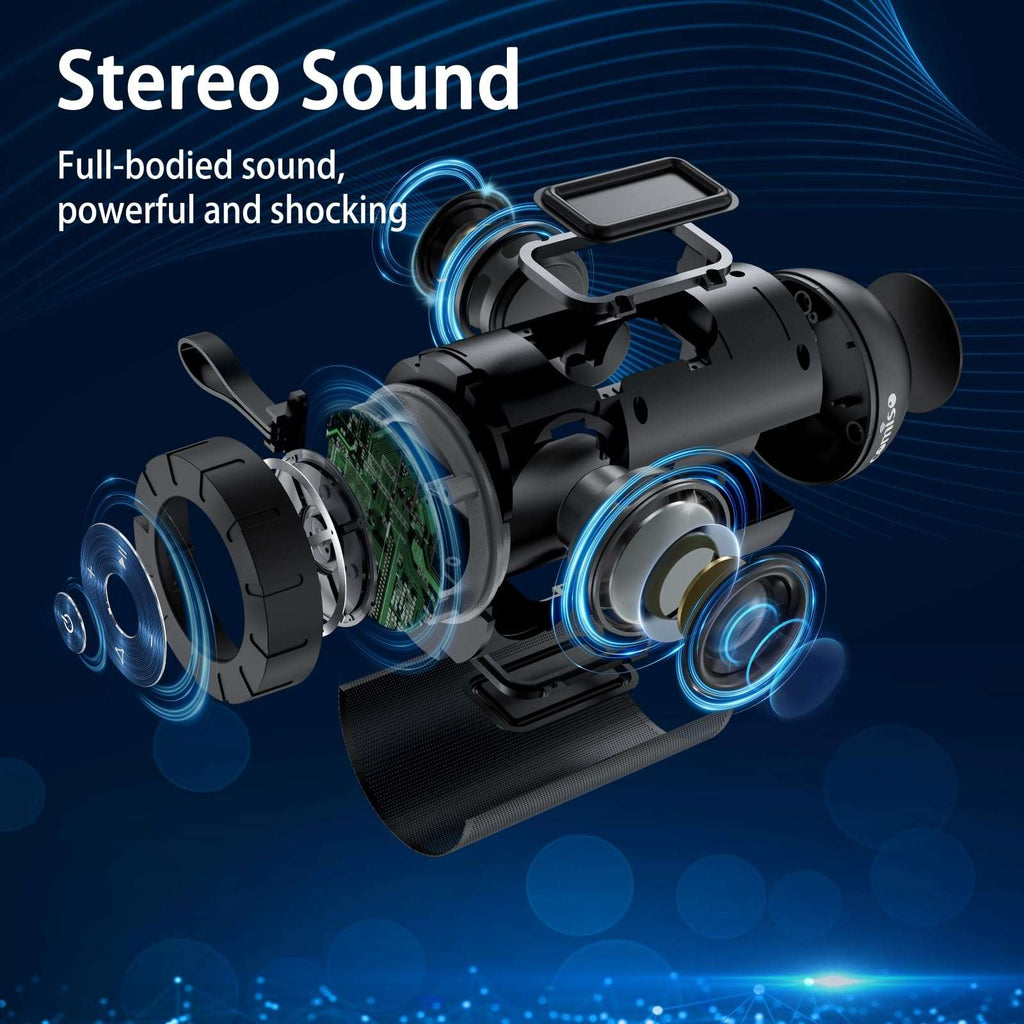 Comiso 360° Waterproof Bluetooth Speaker, 24H Playtime - Decor by Handbags Specialist Headquarter | Available at Handbags Specialist Headquarter