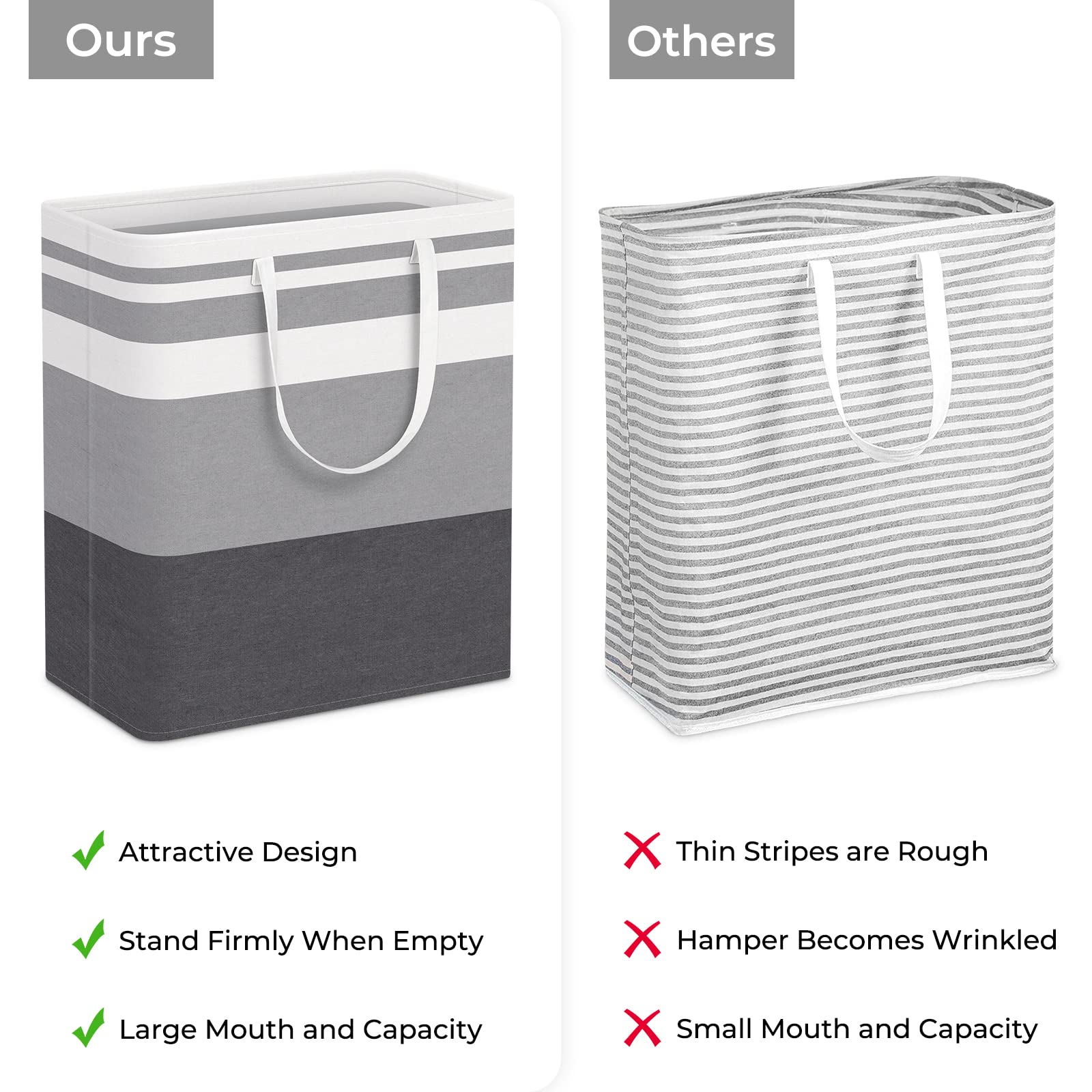 HomeHacks Duo Waterproof Laundry Baskets - Laundry Baskets by Handbags Specialist Headquarter | Available at Handbags Specialist Headquarter