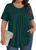 SoftTunic-Plus Crew SS - Tops by Handbags Specialist Headquarter | Available at Handbags Specialist Headquarter