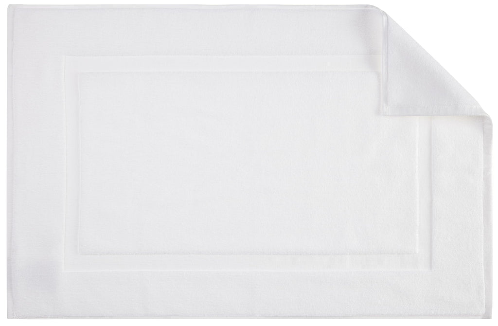 Soft Silver Banded Bath Rug Mat - Decor by Handbags Specialist Headquarter | Available at Handbags Specialist Headquarter