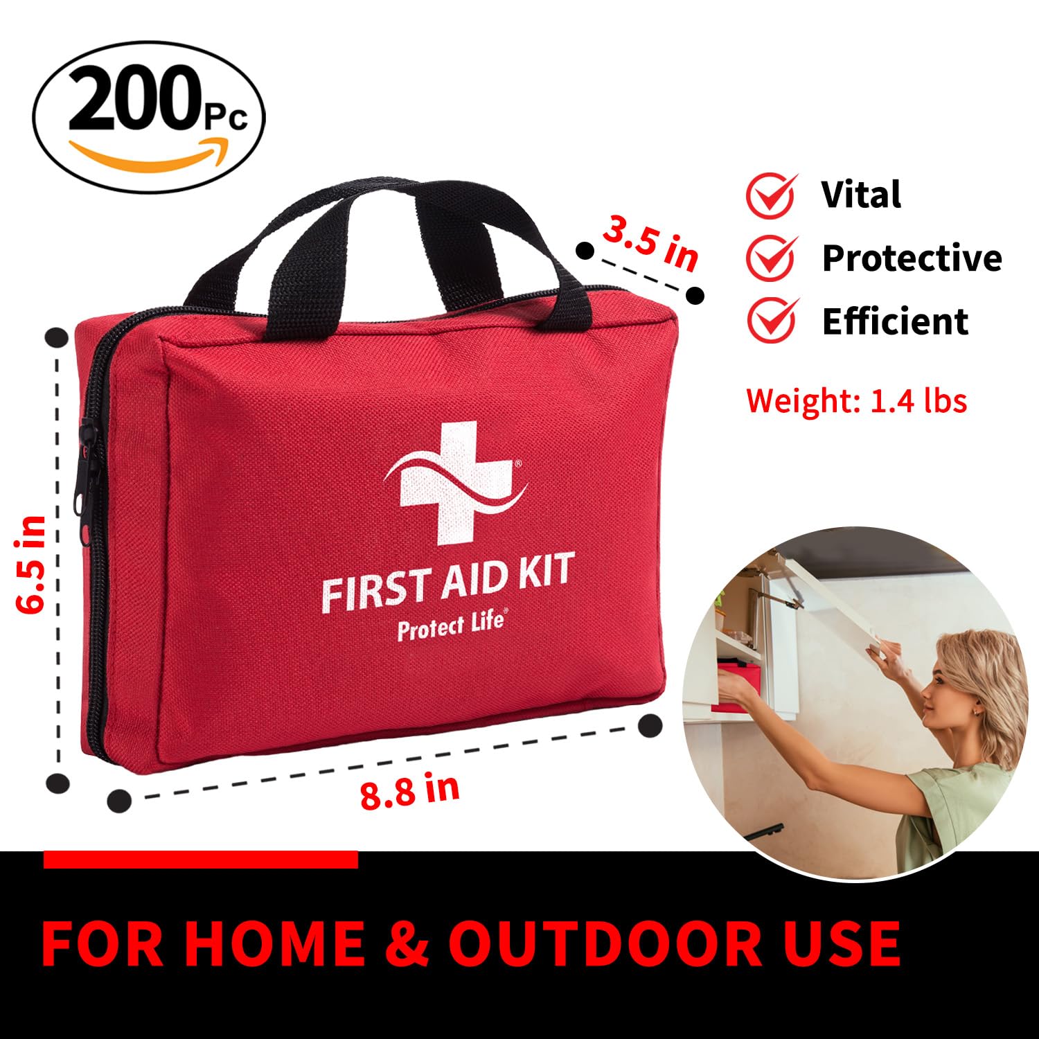 Protect Life Ultimate Survival First Aid Kit -  by Handbags Specialist Headquarter | Available at Handbags Specialist Headquarter