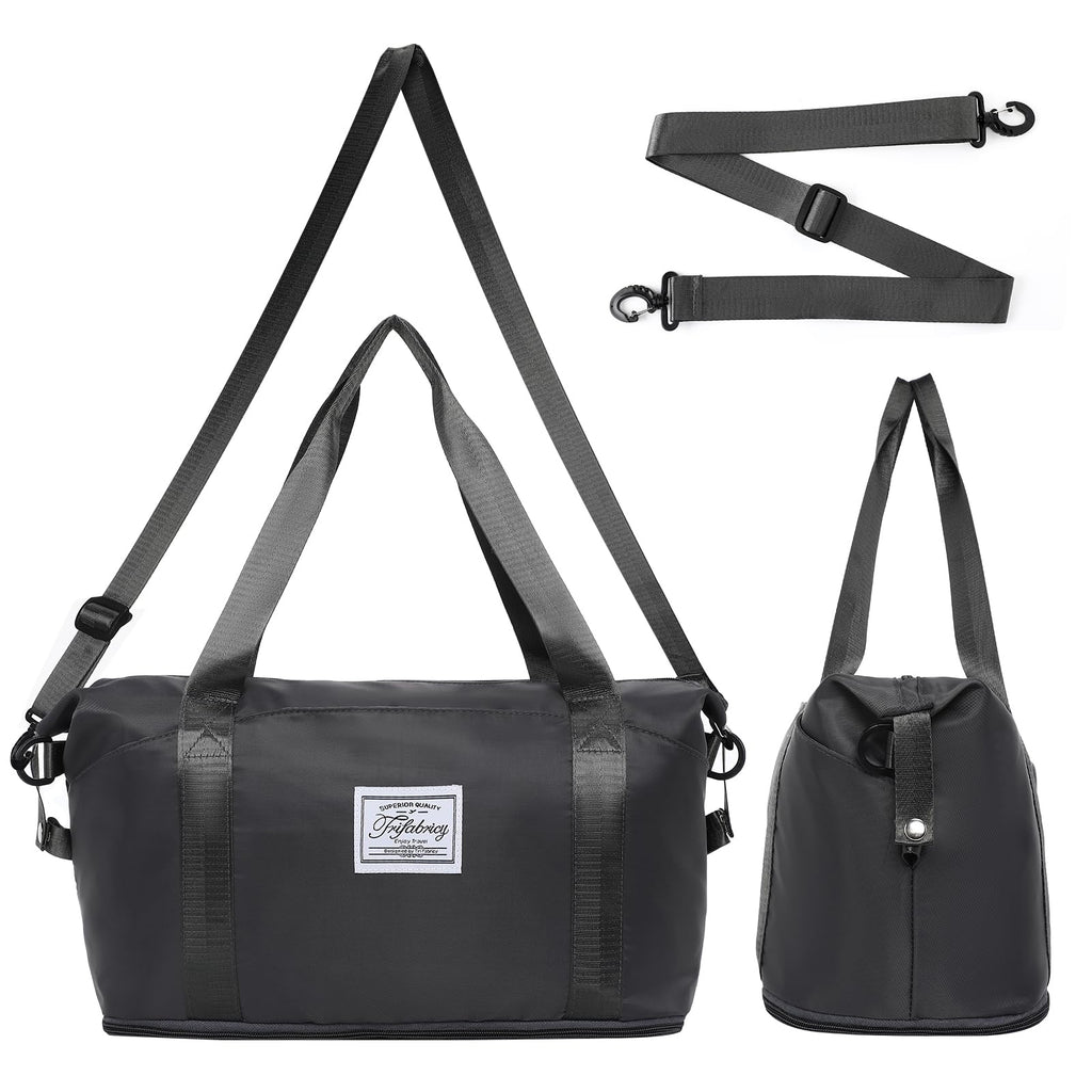 Pink Expandable Travel Duffel with Wet Pocket -  by Handbags Specialist Headquarter | Available at Handbags Specialist Headquarter