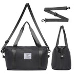 Pink Expandable Travel Duffel with Wet Pocket -  by Handbags Specialist Headquarter | Available at Handbags Specialist Headquarter