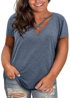 Vixen V-Neck Tunic - Women's T Shirts by Handbags Specialist Headquarter | Available at Handbags Specialist Headquarter