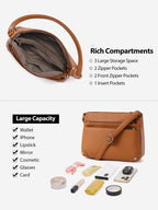 WestBronco ZipSatchel: Women's Medium Crossbody Bag - Handbags by Handbags Specialist Headquarter | Available at Handbags Specialist Headquarter