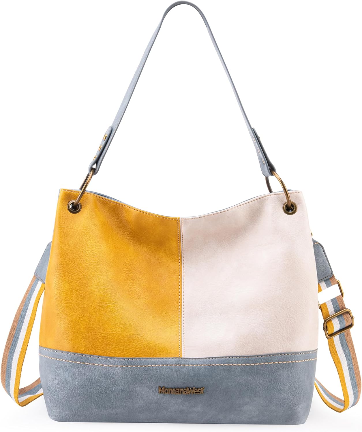 West Zip Hobo Purse - Crossbody Bags by Handbags Specialist Headquarter | Available at Handbags Specialist Headquarter