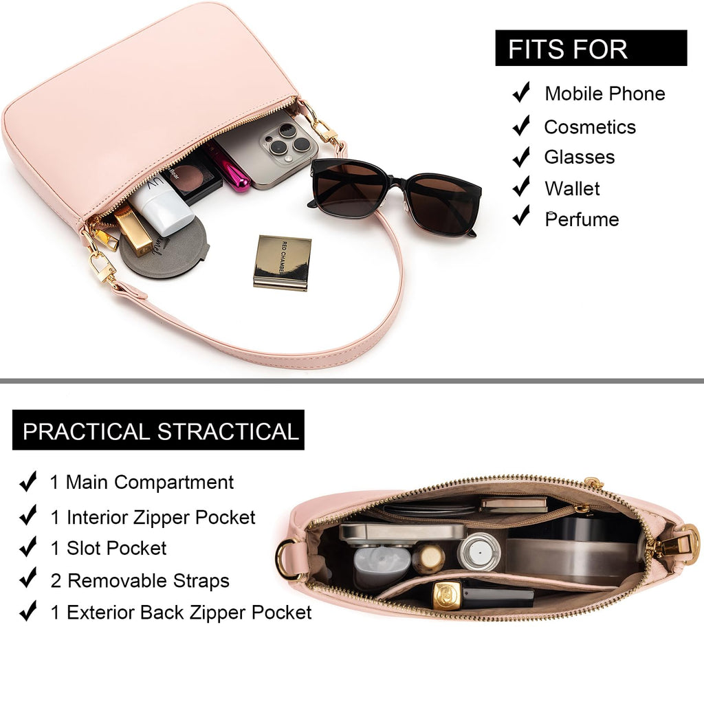 Retro Vegan Leather Shoulder Bag -  by Handbags Specialist Headquarter | Available at Handbags Specialist Headquarter