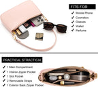 Retro Vegan Leather Shoulder Bag -  by Handbags Specialist Headquarter | Available at Handbags Specialist Headquarter