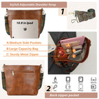 ChicHobo Vegan Leather Crossbody Bag with Strap -  by Handbags Specialist Headquarter | Available at Handbags Specialist Headquarter