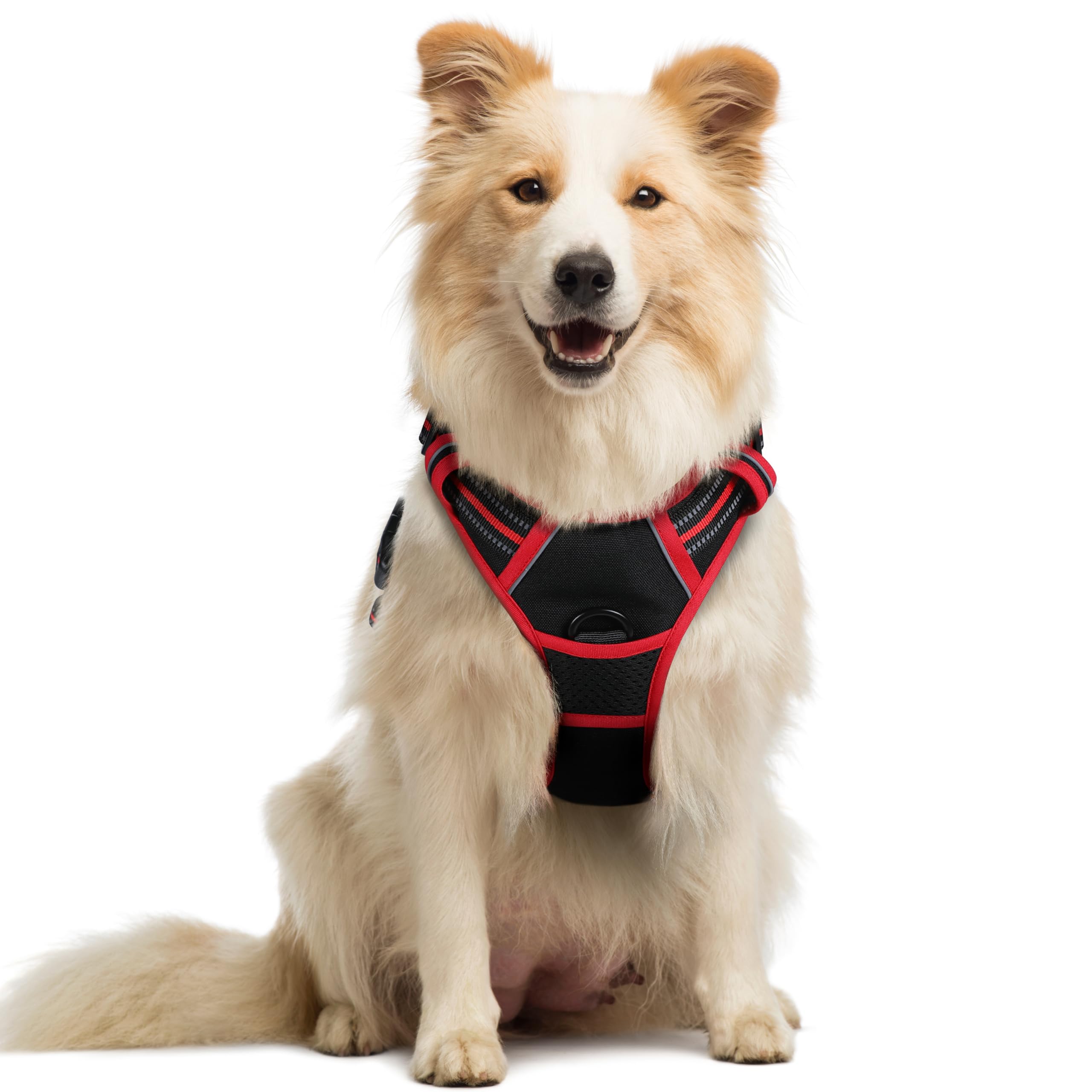 PawGuard No-Pull Reflective Dog Harness - Large Black -  by Handbags Specialist Headquarter | Available at Handbags Specialist Headquarter