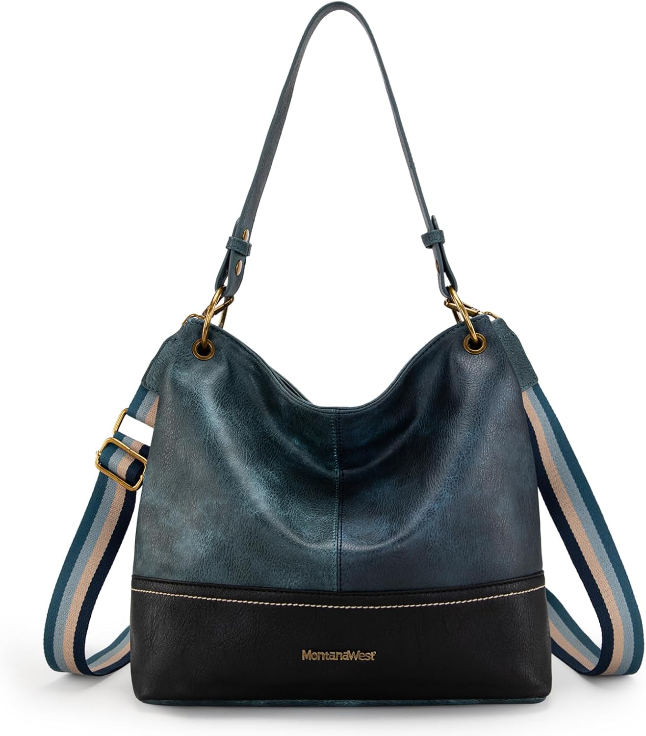 West Zip Hobo Purse - Crossbody Bags by Handbags Specialist Headquarter | Available at Handbags Specialist Headquarter