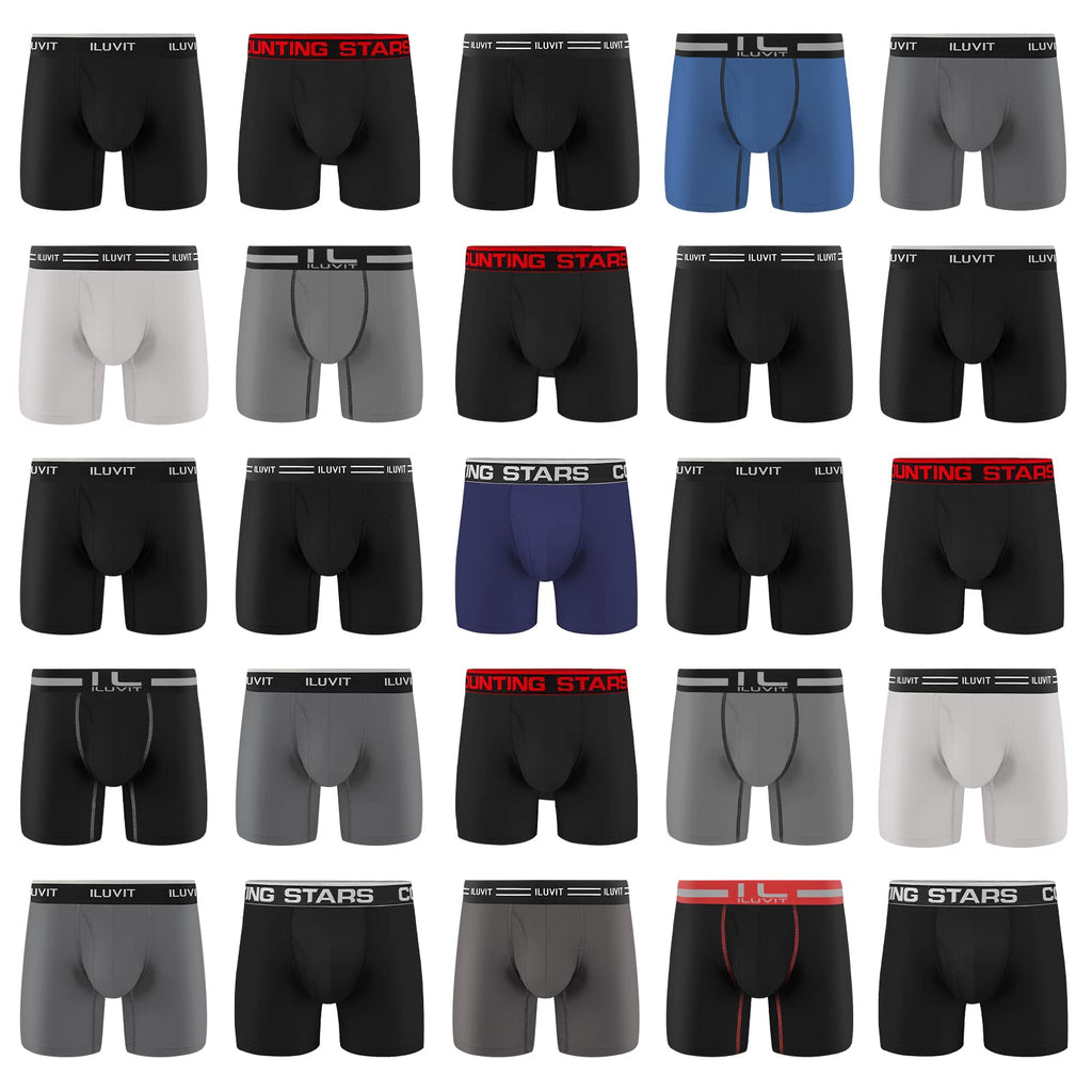 Men's Athletic Boxer Briefs Pack