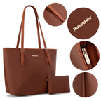 Montana Charm: Vegan Leather Tote & Shoulder Bag